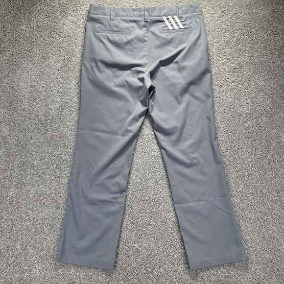 Adidas Golf Pants Mens 36x32 Gray Performance Stretch Chino Straight Leg Read* - Picture 2 of 14
